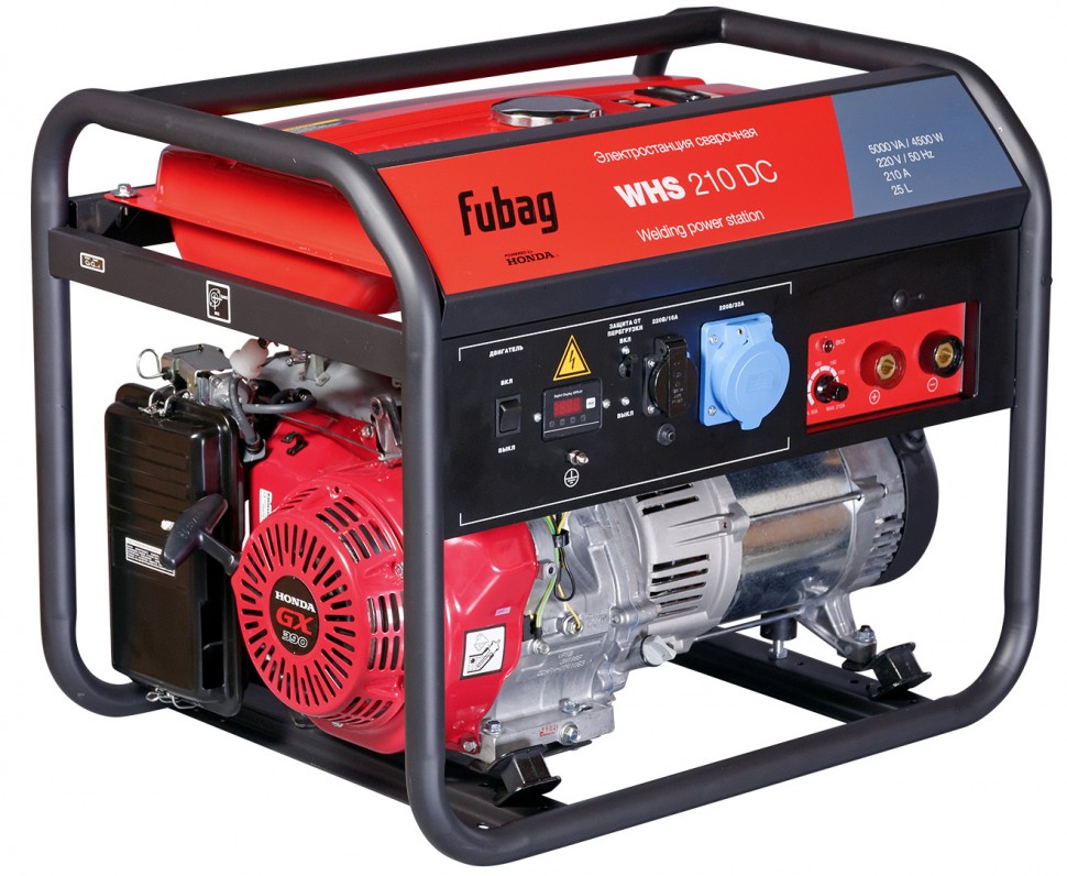 Электростанция сварочная бензиновая FUBAG WHS 210 DC