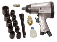Пневмогайковерт FUBAG PWS312 (158л/мин, 312н/м, 6.3бар, 1/2&quot;) + набор, кейс