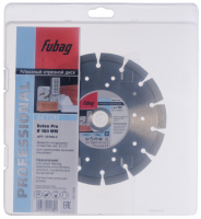 Алмазный отрезной диск FUBAG Beton Pro DD180 мм/ 22.2 мм по бетону