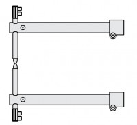 Комплект плеч FUBAG D 40 х 550 мм для серии RS