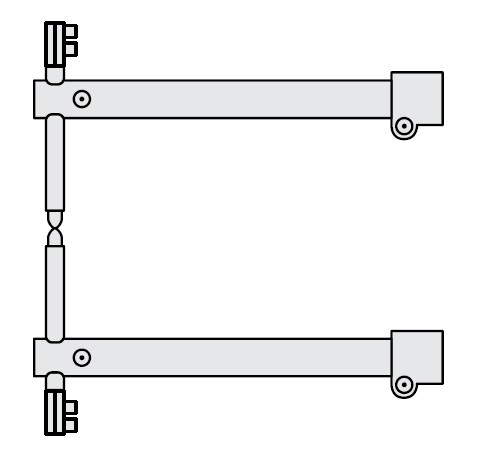 Комплект плеч FUBAG D 40 х 550 мм для серии RS