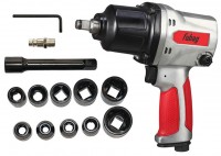 Пневмогайковерт FUBAG IW900 1/2&quot; + набор головок в кейсе