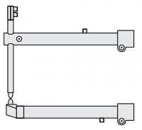 Комплект плеч FUBAG D 45 х 600 мм наклонные с уменьшенным электрододержателем для серии RV
