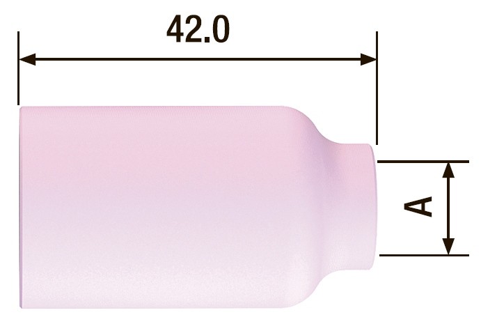 Сопло FUBAG керамическое для газовой линзы №4 ф6 FB TIG 17-18-26 (10 шт.)