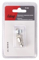 Разъемное соединение рапид (штуцер) FUBAG, елочка 6мм с обжимным кольцом 6х11мм, блистер 1 шт