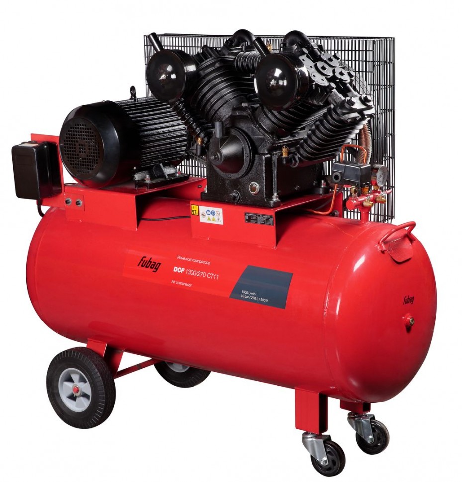 Ременной двухступенчатый компрессор FUBAG DCF-1300/270 CT11
