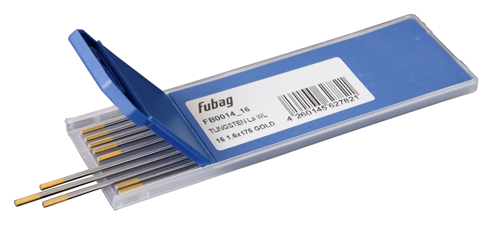 Вольфрамовые электроды FUBAG D 1.6x175мм (gold), WL15 (10 шт.)