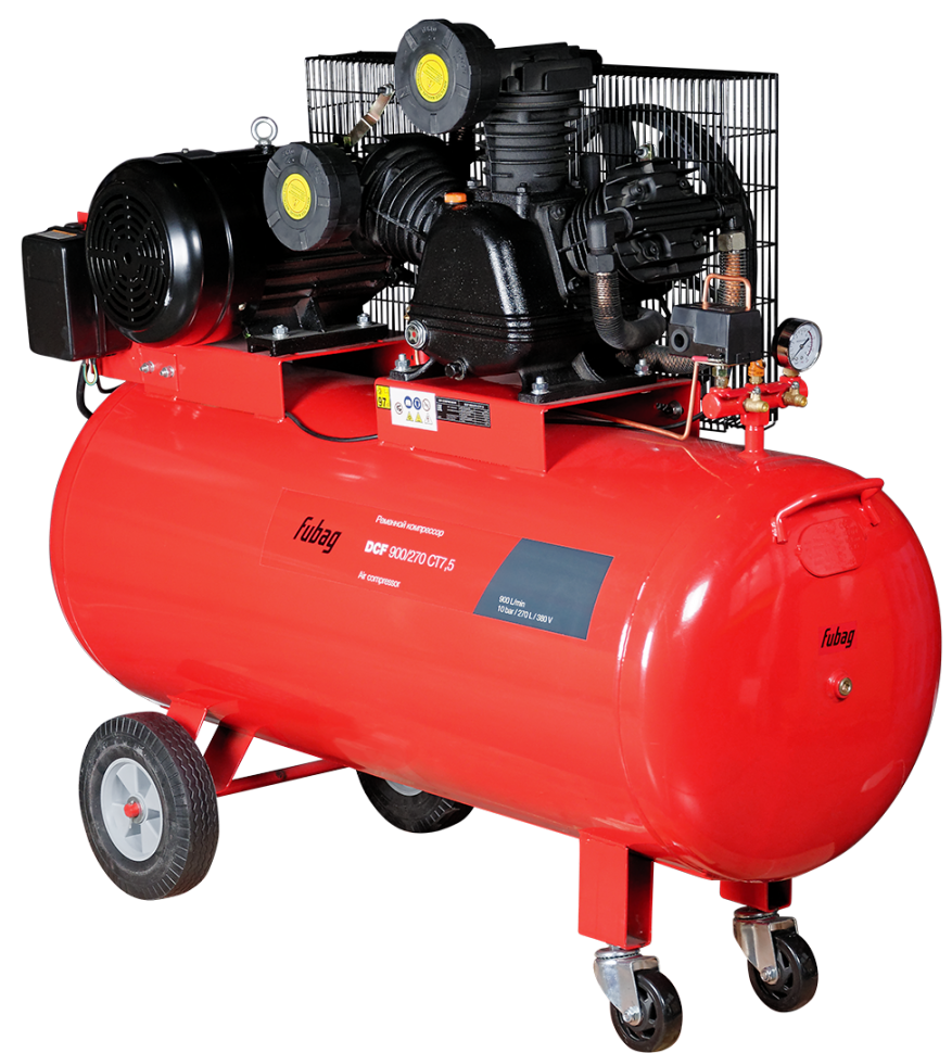 Ременной двухступенчатый компрессор FUBAG DCF-900/270 CT7.5