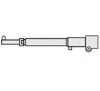 Нижнее плечо FUBAG D 40 х 700 мм наклонное, тонкое для серии RS