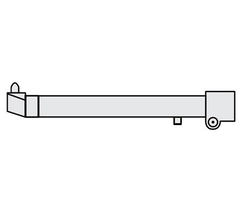 Нижнее плечо FUBAG D 40 х 700 мм прямое c уменьшенным электрододержателем для серии RS