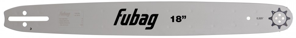 Шина 18" FUBAG F95K  (шаг 0.325 дюйма, ширина паза 1.5мм)