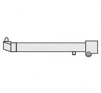 Нижнее плечо FUBAG D 45 х 800 мм наклонное c уменьшенным электрододержателем для серии RV