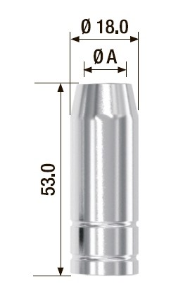 Газовое сопло FUBAG D 16.0 мм FB 150 (5 шт.)