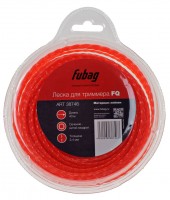 Триммерная леска FUBAG, сечение витой квадрат, L 40 м * 2.4 мм