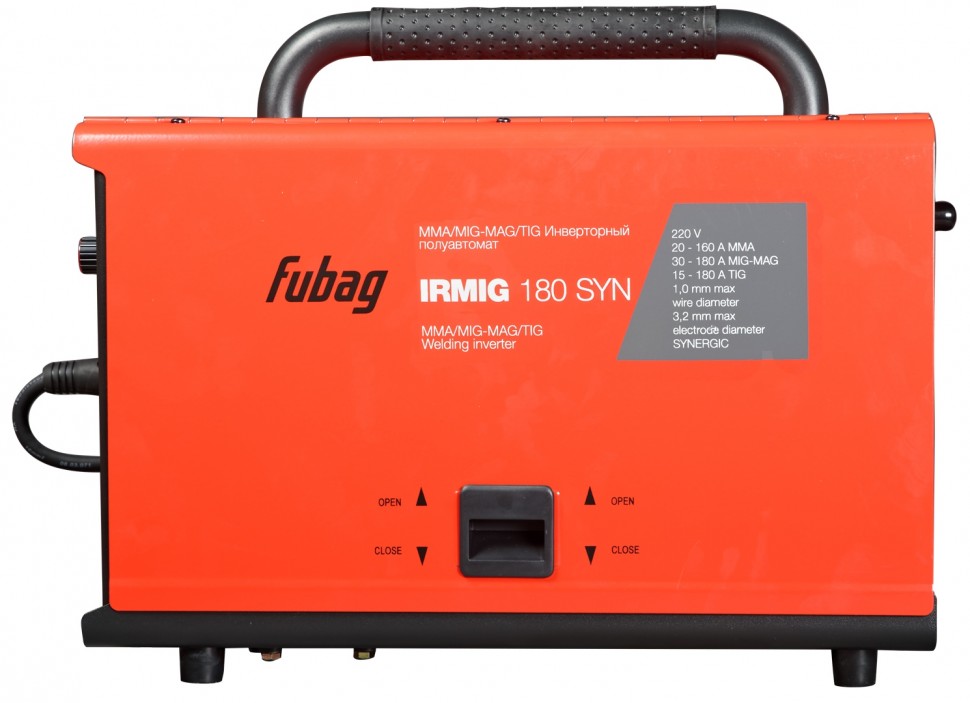 Сварочный инверторный полуавтомат FUBAG IRMIG 180 SYN с горелкой FB 250