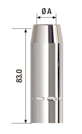 Газовое сопло FUBAG D 24 мм FB 400 (5 шт.)
