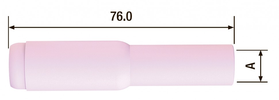 Сопло FUBAG керамическое №6L ф10 FB TIG 17-18-26 (10 шт.)