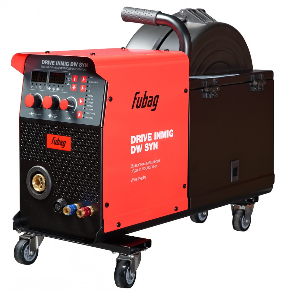 Сварочный полуавтомат FUBAG INMIG 500T DW SYN + подающий механизм DRIVE INMIG DW + Шланг пакет 5м + горелка FB 400 3m