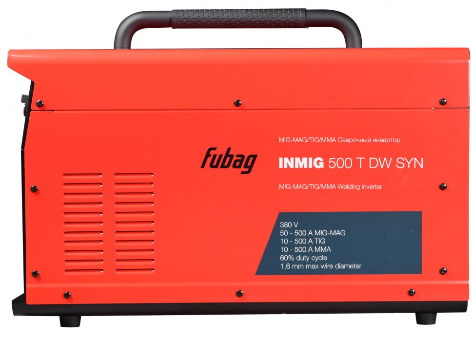 Сварочный полуавтомат FUBAG INMIG 500T DW SYN + подающий механизм DRIVE INMIG DW + Шланг пакет 5м + горелка FB 400 3m