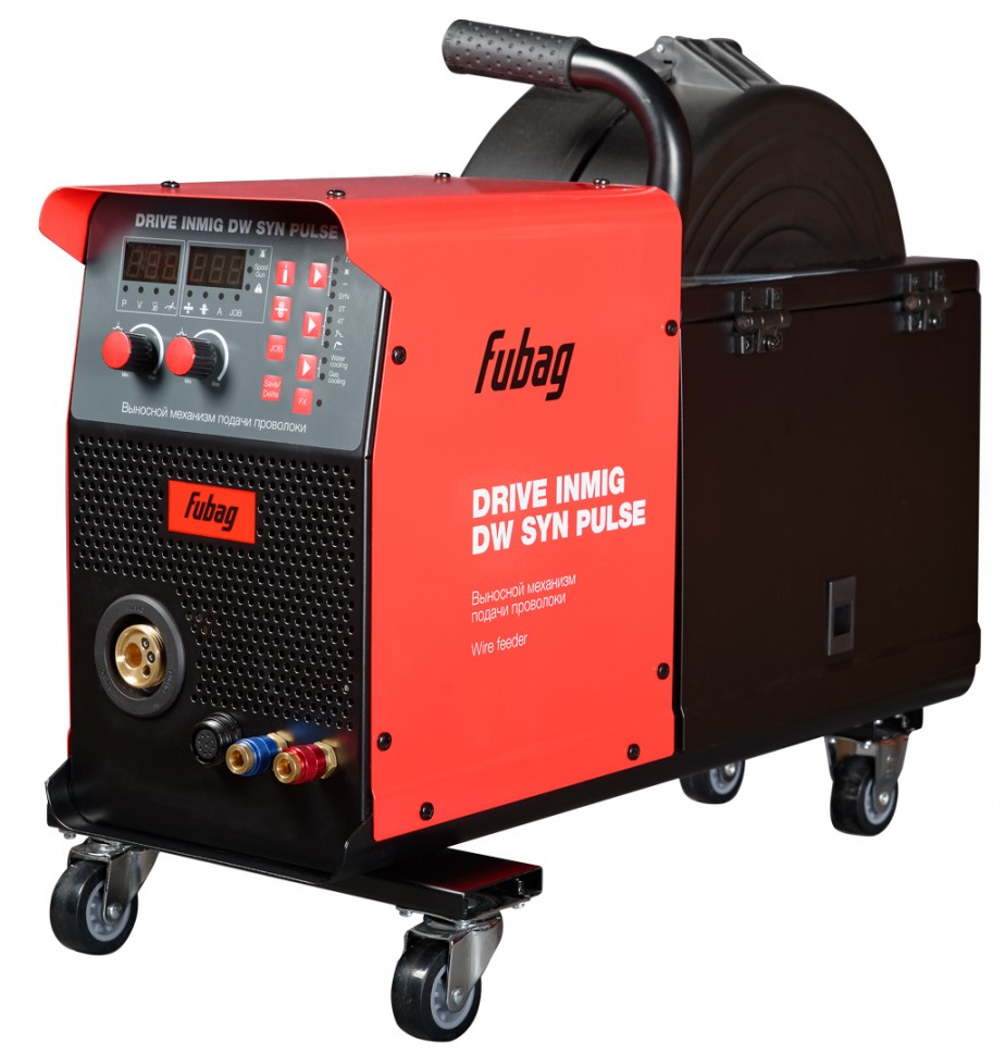 Сварочный полуавтомат FUBAG INMIG 500T DW SYN PULSE + подающий механизм DRIVE INMIG DW SYN PULSE + горелка FB 400 3m + Шланг пакет 5м