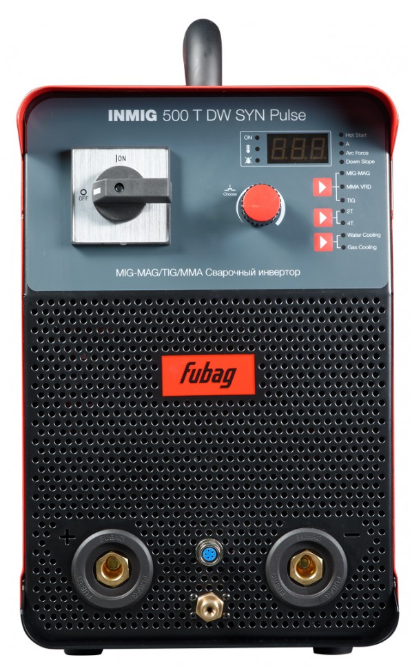 Сварочный полуавтомат FUBAG INMIG 500T DW SYN PULSE + подающий механизм DRIVE INMIG DW SYN PULSE + горелка FB 400 3m + Шланг пакет 5м