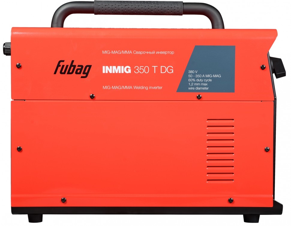 Сварочный инверторный полуавтомат FUBAG INMIG 350T DG + Подающий механизм DRIVE INMIG DG для арт. 31438 и 31440 + Шланг пакет 5 м, 35 мм.кв для арт. 31438 и 31440 + Горелка FB 450 3m - НАКС