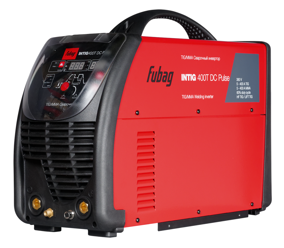 Сварочный инверторный аргонодуговой аппарат FUBAG INTIG 400 T DC PULSE c горелкой с горелкой FB TIG 26 5P 4m (38459)