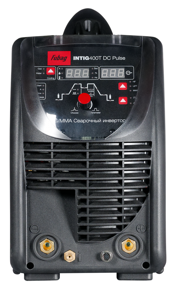 Сварочный инверторный аргонодуговой аппарат FUBAG INTIG 400 T DC PULSE c горелкой с горелкой FB TIG 26 5P 4m (38459)