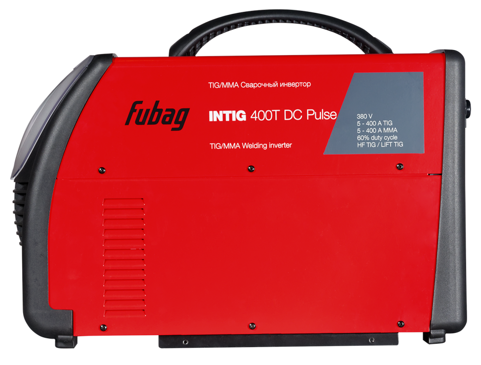 Сварочный инверторный аргонодуговой аппарат FUBAG INTIG 400 T DC PULSE c горелкой с горелкой FB TIG 26 5P 4m (38459)