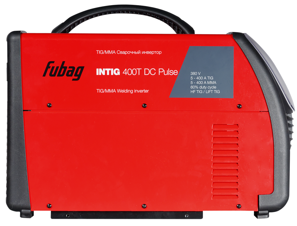 Сварочный инверторный аргонодуговой аппарат FUBAG INTIG 400 T DC PULSE c горелкой с горелкой FB TIG 26 5P 4m (38459)