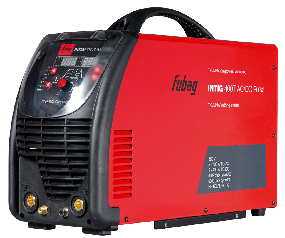 Сварочный инверторный аргонодуговой аппарат FUBAG INTIG 400 T AC/DC PULSE c горелкой FB TIG 26 5P 4m (38459)