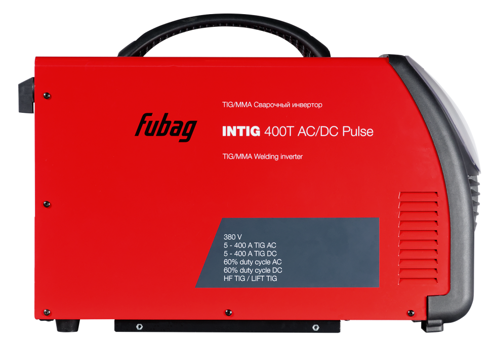Сварочный инверторный аргонодуговой аппарат FUBAG INTIG 400 T AC/DC PULSE c горелкой FB TIG 26 5P 4m (38459)