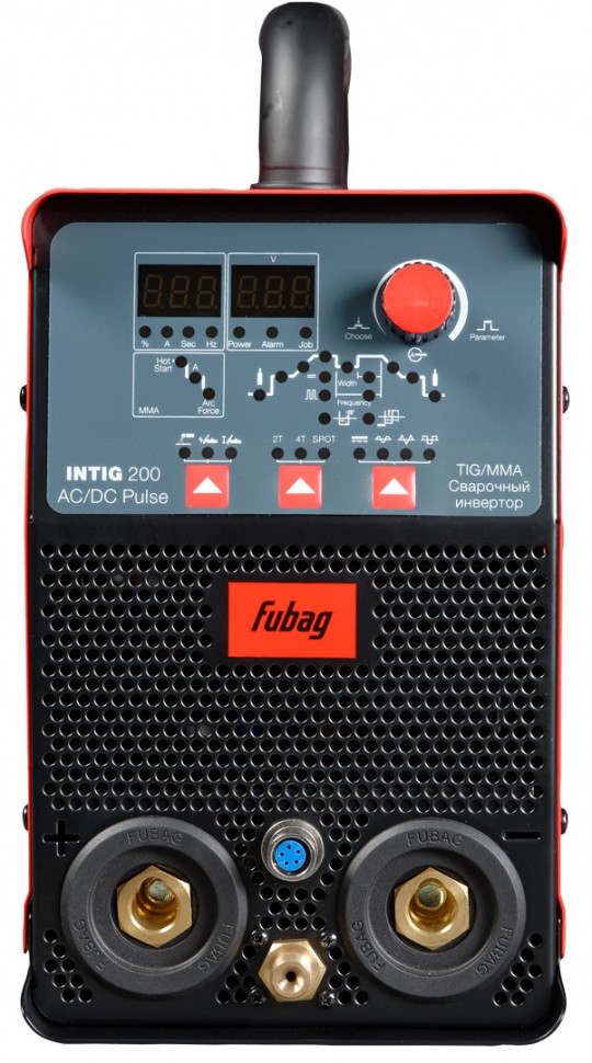 Сварочный инверторный аргонодуговой аппарат FUBAG INTIG 200 AC/DC PULSE с горелкой FB TIG 26 5P 4m