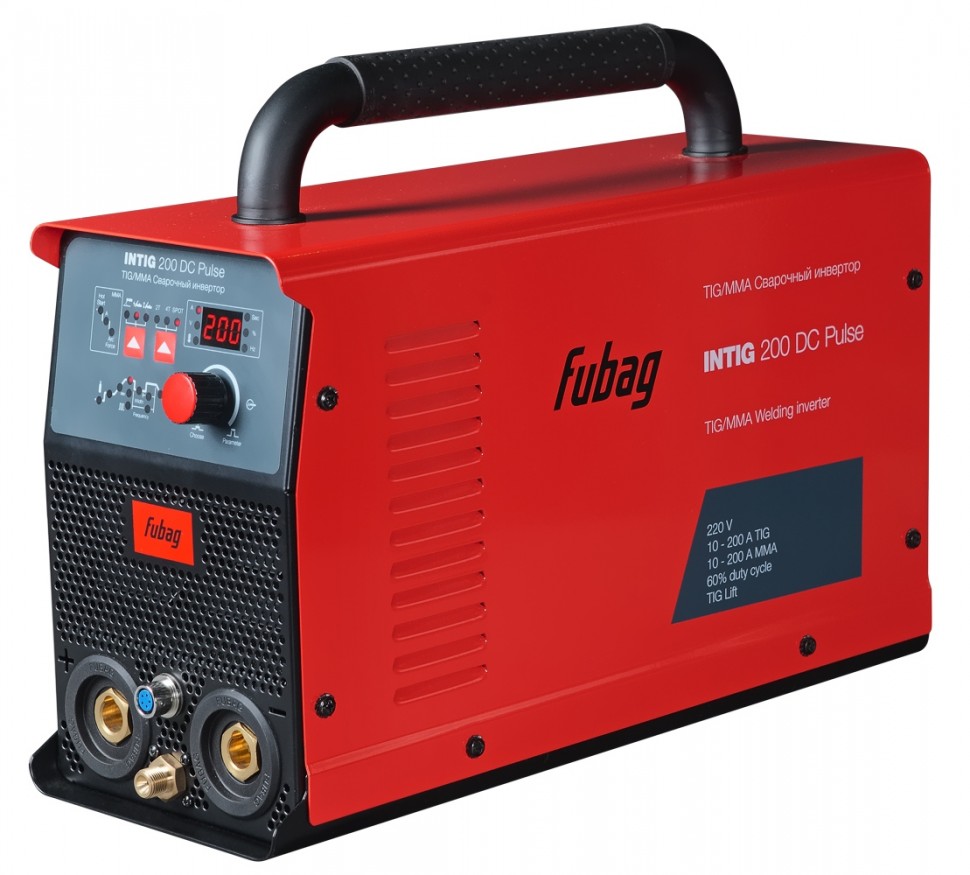 Инвертор сварочный FUBAG INTIG 200 DC PULSE с горелкой FB TIG 26 5P 4m