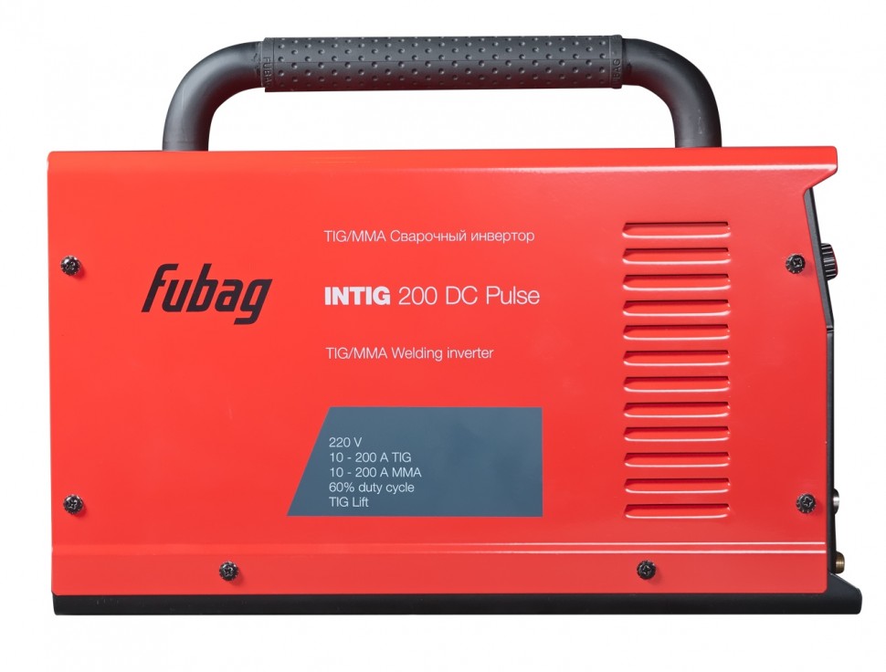 Инвертор сварочный FUBAG INTIG 200 DC PULSE с горелкой FB TIG 26 5P 4m