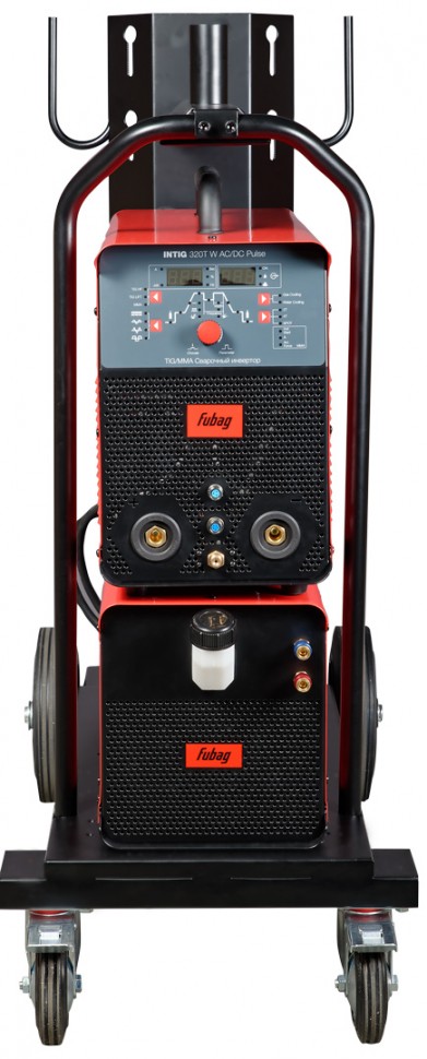 Инвертор сварочный FUBAG INTIG 320 T W AC/DC PULSE (31455) с горелкой FB TIG 18 5P 4m (38463), модулем охлаждения и тележкой