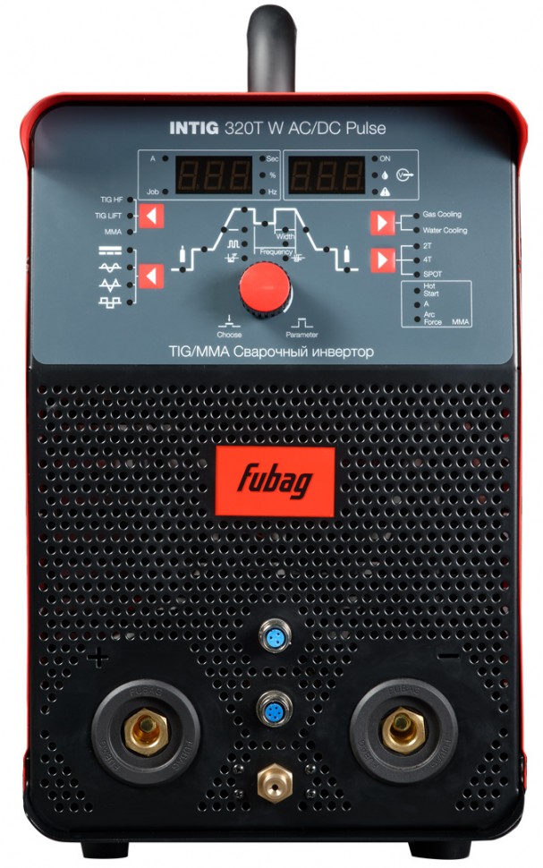 Инвертор сварочный FUBAG INTIG 320 T W AC/DC PULSE (31455) с горелкой FB TIG 18 5P 4m (38463), модулем охлаждения и тележкой