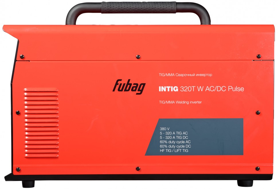 Инвертор сварочный FUBAG INTIG 320 T W AC/DC PULSE (31455) с горелкой FB TIG 18 5P 4m (38463), модулем охлаждения и тележкой