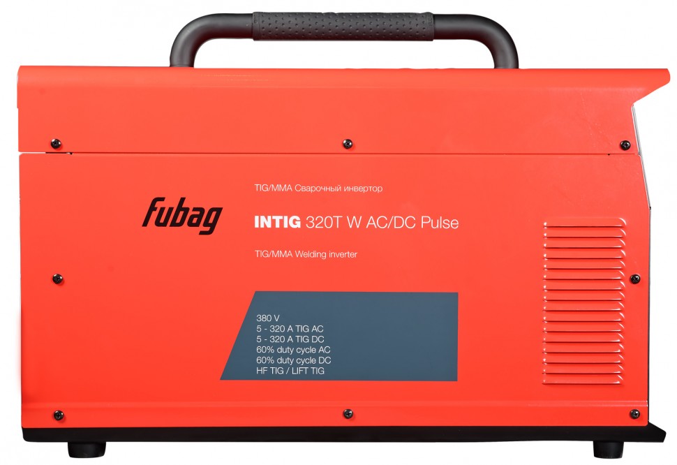 Инвертор сварочный FUBAG INTIG 320 T W AC/DC PULSE (31455) с горелкой FB TIG 18 5P 4m (38463), модулем охлаждения и тележкой