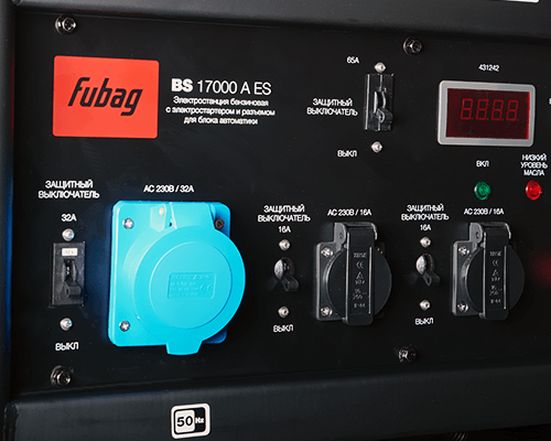 Бензиновая электростанция с электростартером FUBAG BS 17000 A ES
