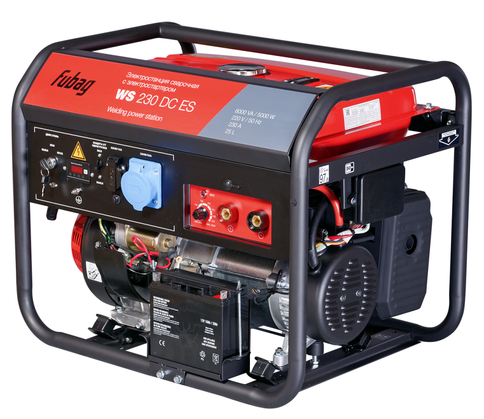 Электростанция сварочная бензиновая FUBAG WS 230 DC ES