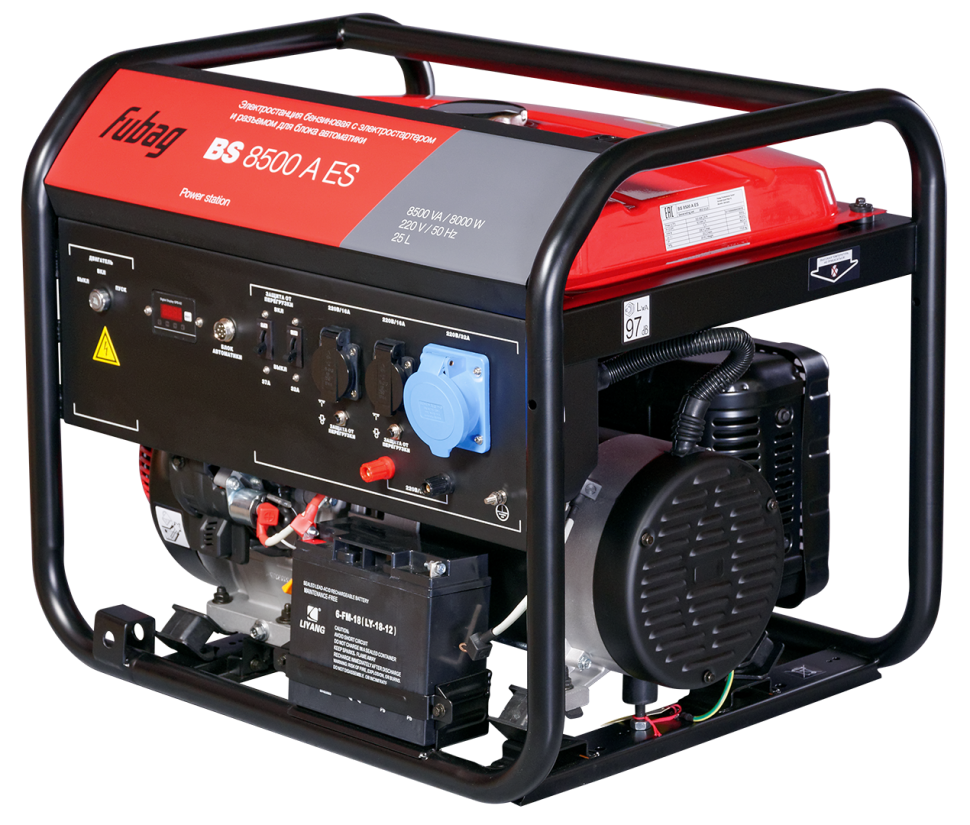 Бензиновый генератор с электростартером FUBAG BS 8500 A ES