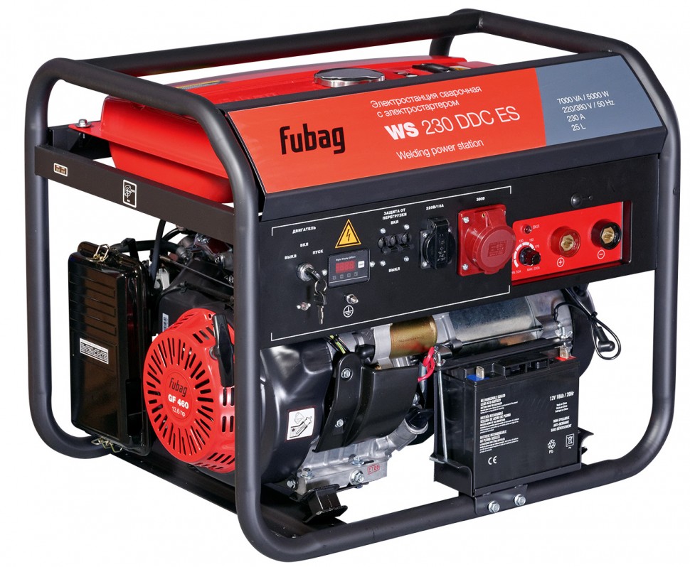 Электростанция сварочная бензиновая FUBAG WS 230 DDC ES
