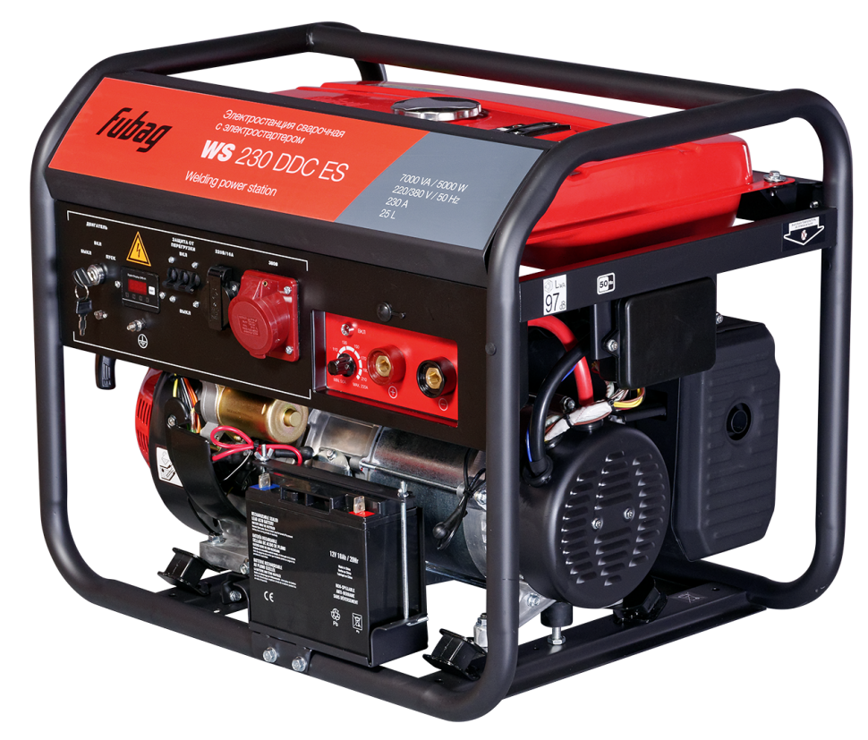 Электростанция сварочная бензиновая FUBAG WS 230 DDC ES
